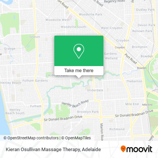 Mapa Kieran Osullivan Massage Therapy