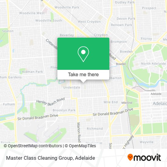 Master Class Cleaning Group map