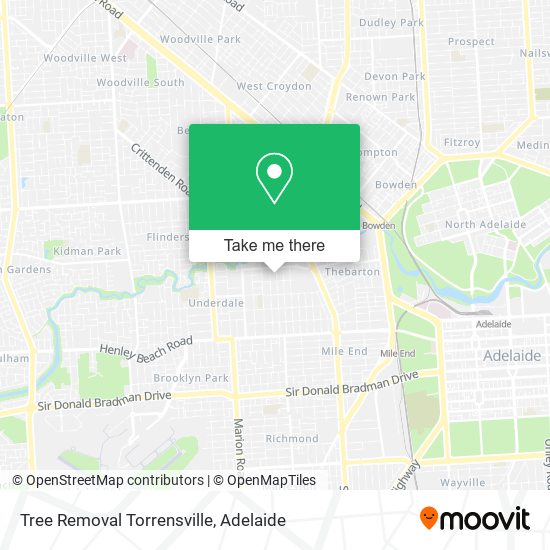 Mapa Tree Removal Torrensville