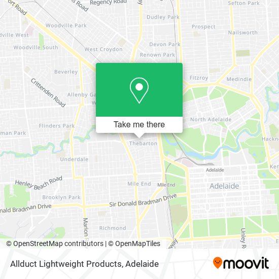 Allduct Lightweight Products map