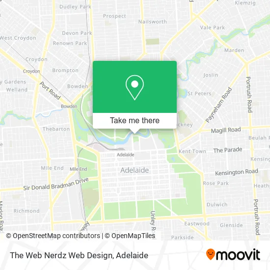 The Web Nerdz Web Design map