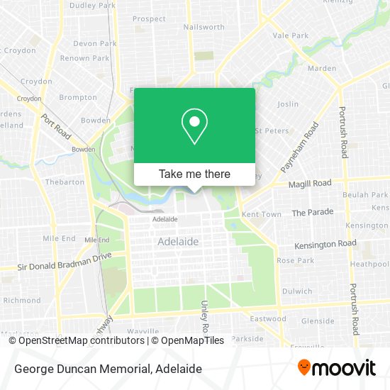 George Duncan Memorial map