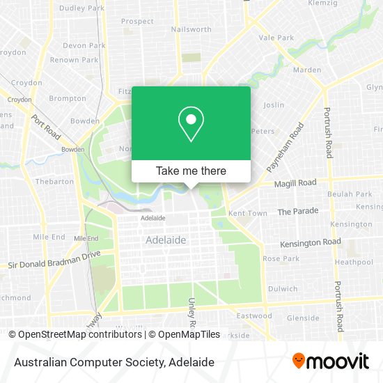 Australian Computer Society map