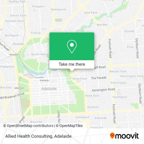 Allied Health Consulting map