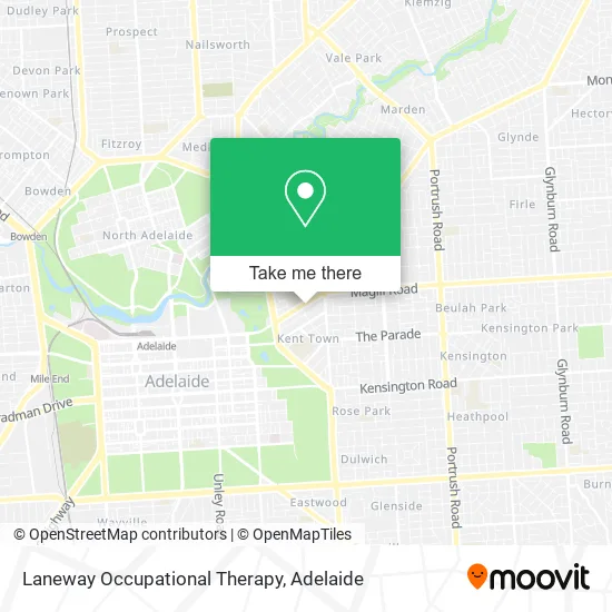 Laneway Occupational Therapy map