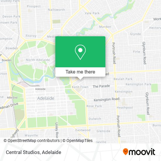 Central Studios map