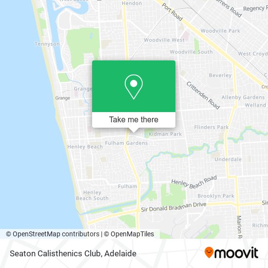 Seaton Calisthenics Club map