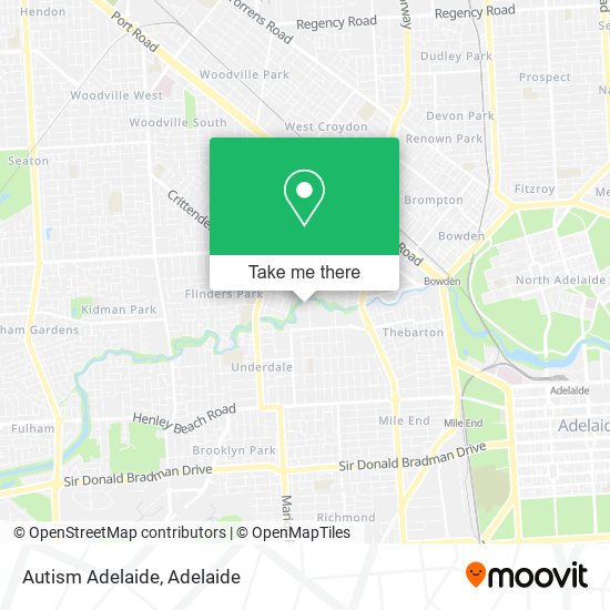 Autism Adelaide map