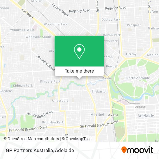 GP Partners Australia map