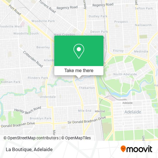 La Boutique map