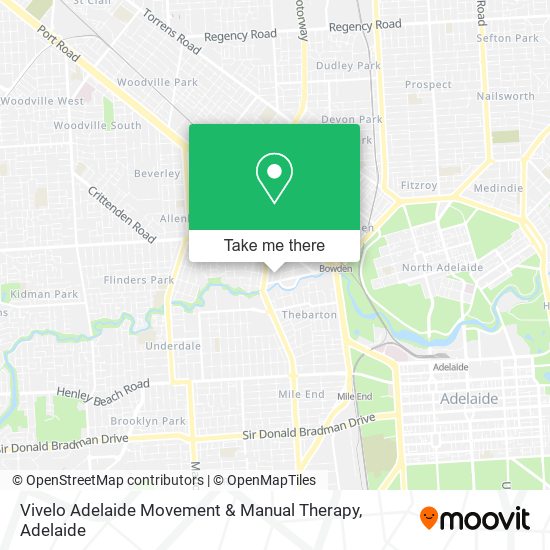 Vivelo Adelaide Movement & Manual Therapy map