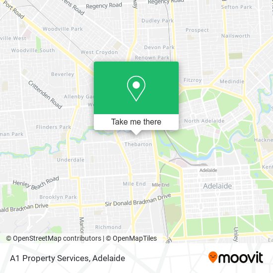 A1 Property Services map