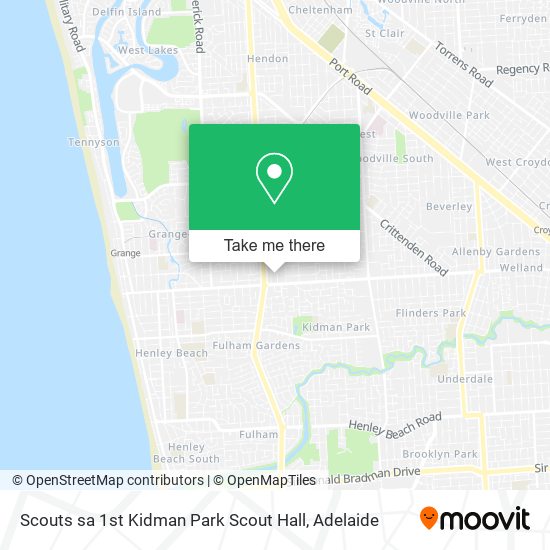 Scouts sa 1st Kidman Park Scout Hall map