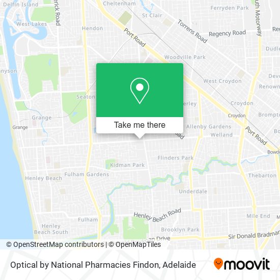 Optical by National Pharmacies Findon map