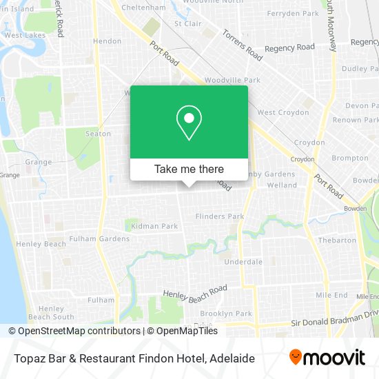 Topaz Bar & Restaurant Findon Hotel map