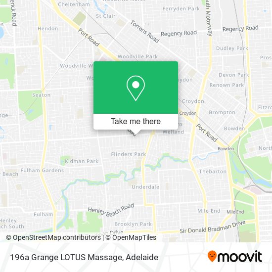 196a Grange LOTUS Massage map