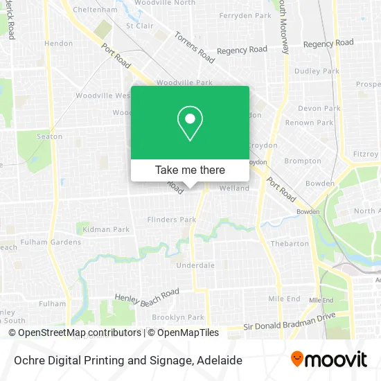 Ochre Digital Printing and Signage map