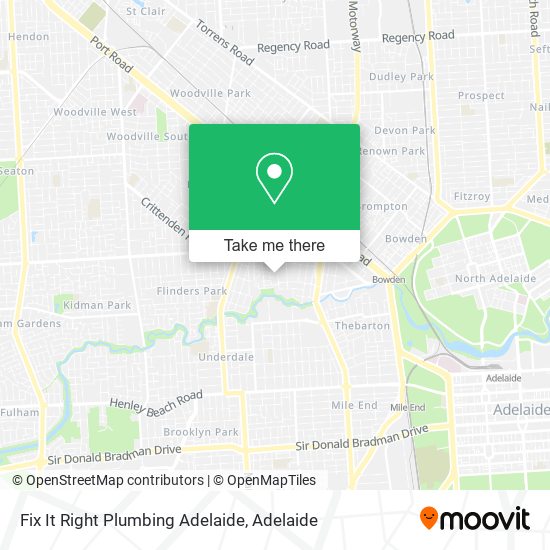 Fix It Right Plumbing Adelaide map