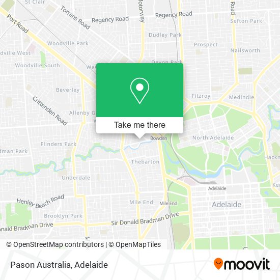 Pason Australia map