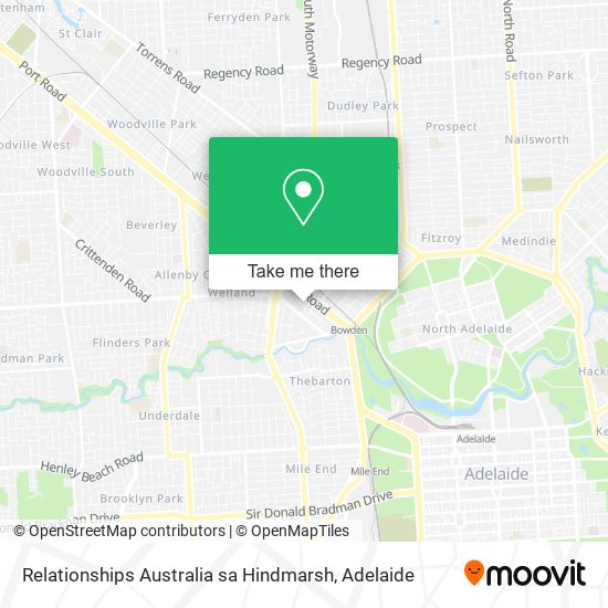 Mapa Relationships Australia sa Hindmarsh