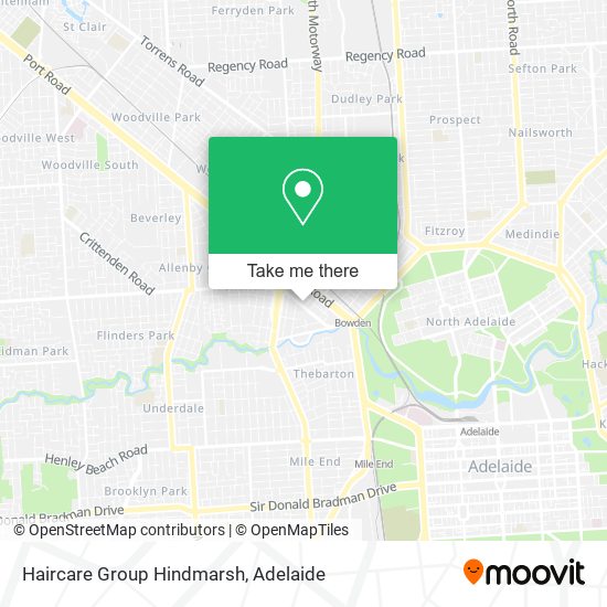 Haircare Group Hindmarsh map