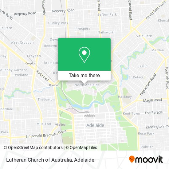 Lutheran Church of Australia map