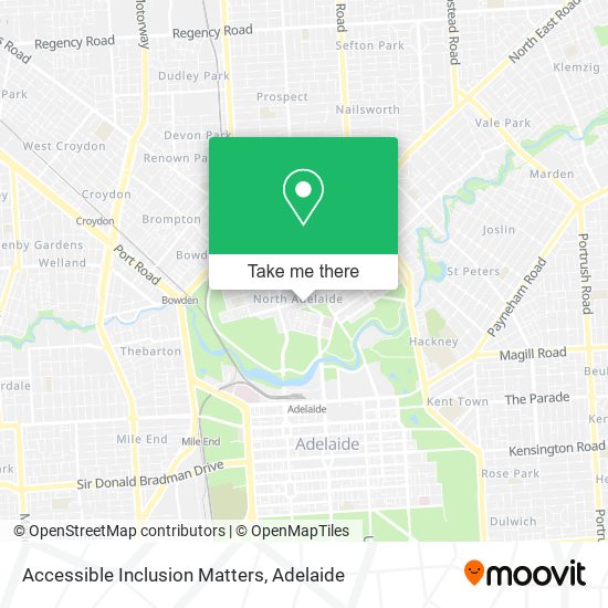 Accessible Inclusion Matters map