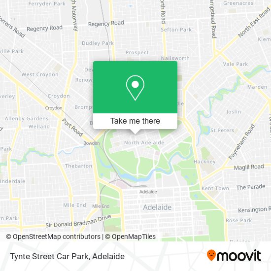 Mapa Tynte Street Car Park
