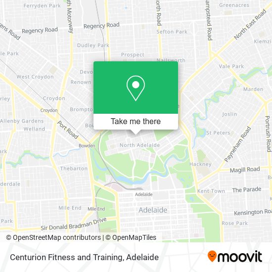 Mapa Centurion Fitness and Training