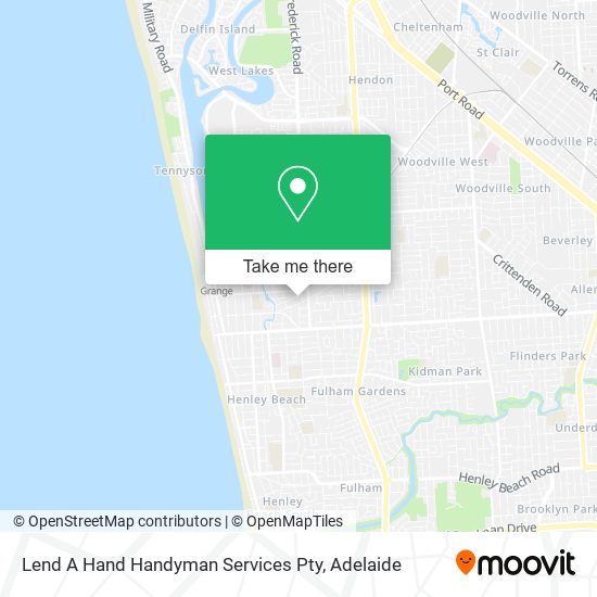 Lend A Hand Handyman Services Pty map