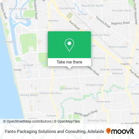 Fanto Packaging Solutions and Consulting map