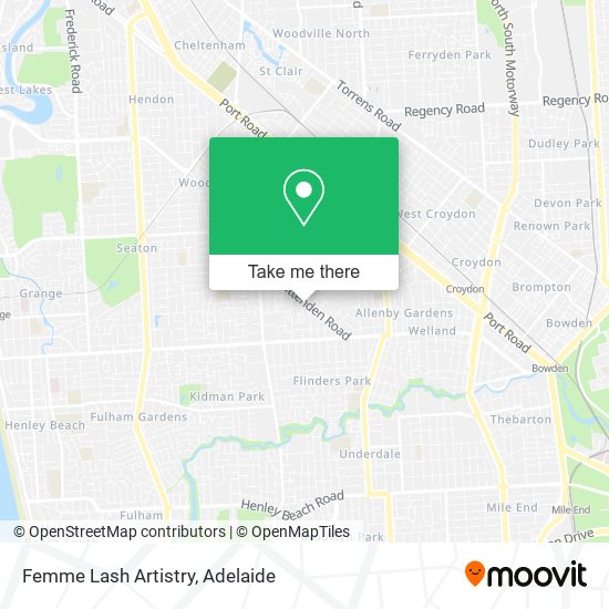 Femme Lash Artistry map