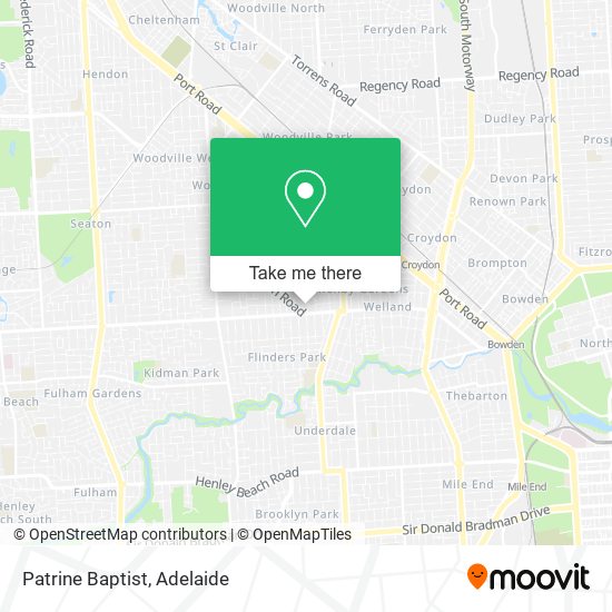Patrine Baptist map