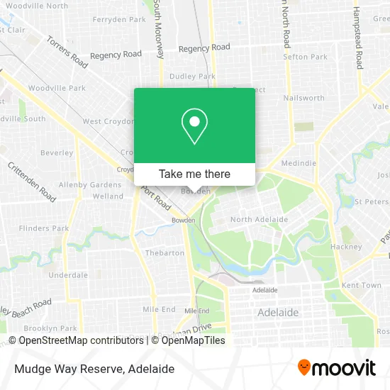 Mapa Mudge Way Reserve