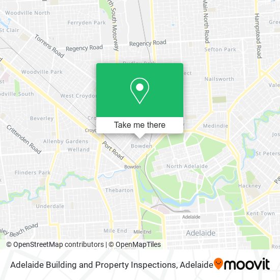 Adelaide Building and Property Inspections map