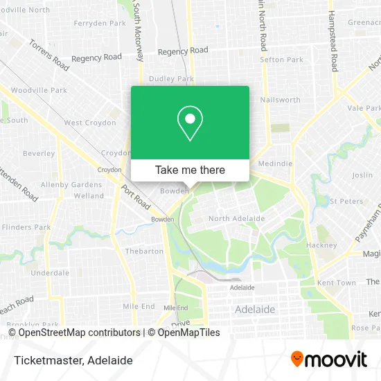 Mapa Ticketmaster