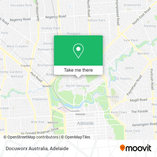 Mapa Docuworx Australia