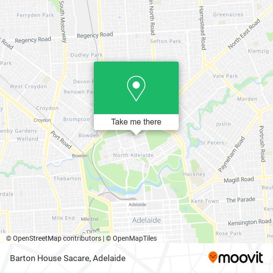 Mapa Barton House Sacare