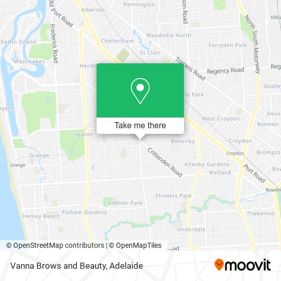 Vanna Brows and Beauty map