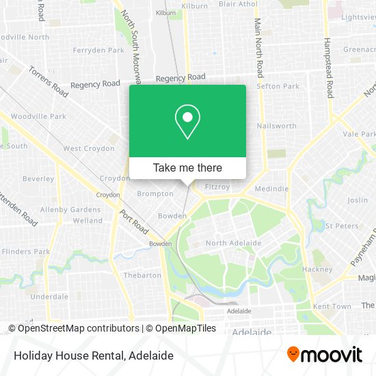 Mapa Holiday House Rental