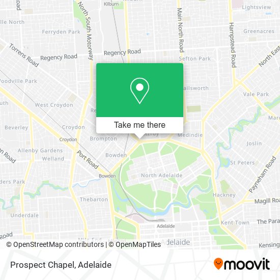 Prospect Chapel map