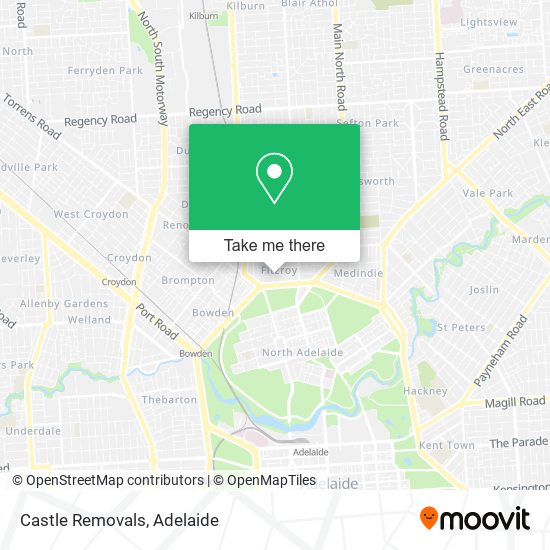 Castle Removals map