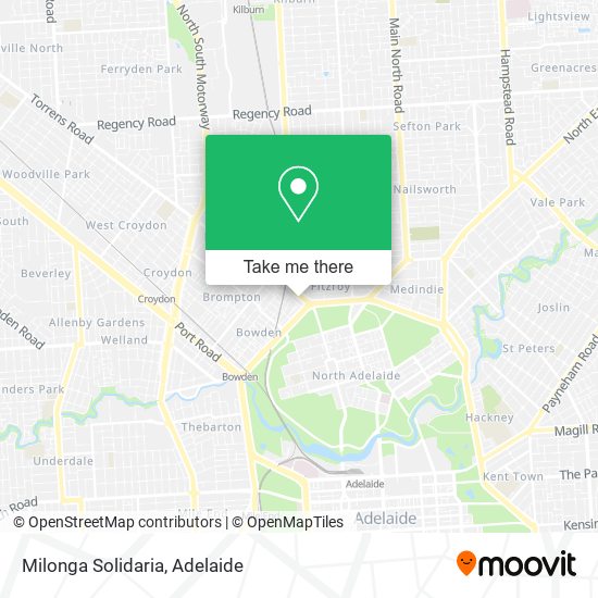 Milonga Solidaria map