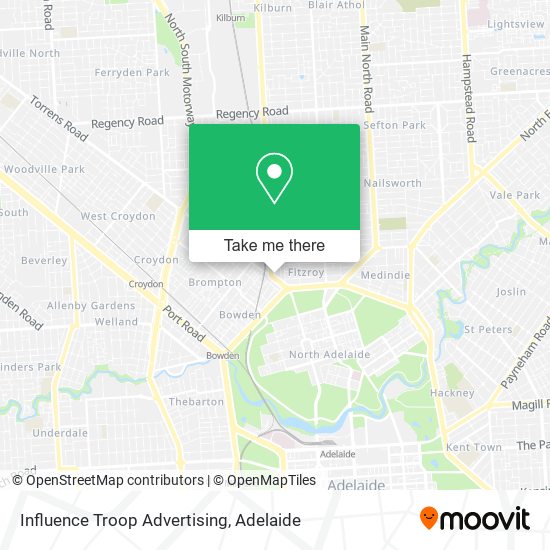 Influence Troop Advertising map