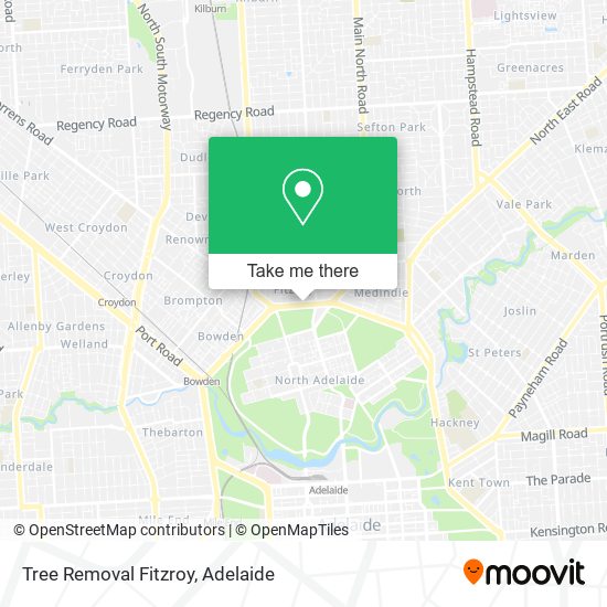 Mapa Tree Removal Fitzroy