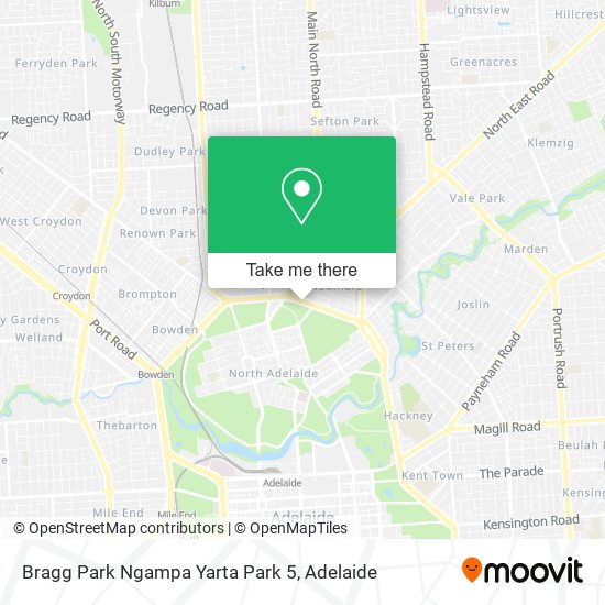 Mapa Bragg Park Ngampa Yarta Park 5