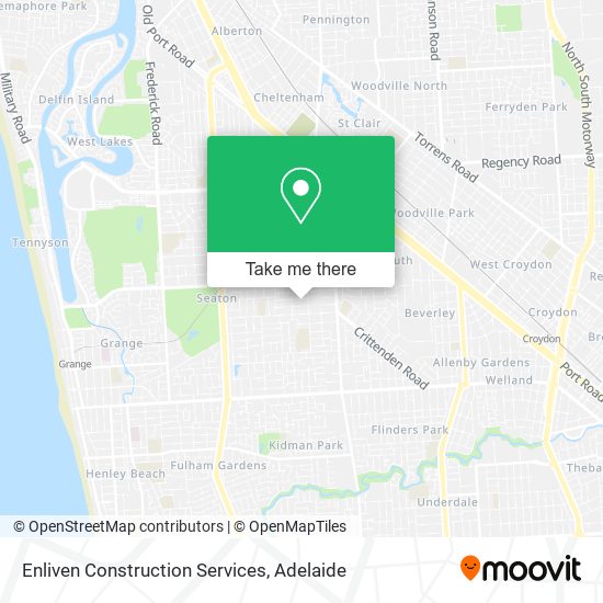 Mapa Enliven Construction Services