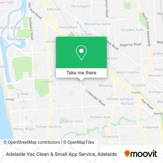Mapa Adelaide Vac Clean & Small App Service