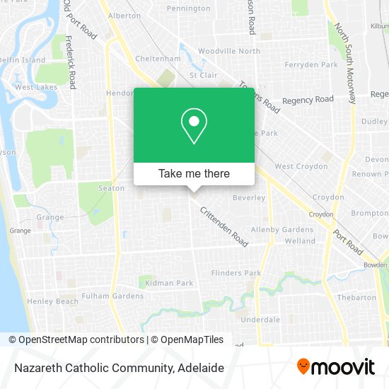 Nazareth Catholic Community map