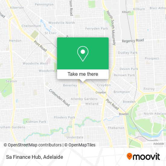 Sa Finance Hub map